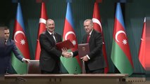 İlham Aliyev Ankara'da Recep Tayyip Erdoğan'la buluştu