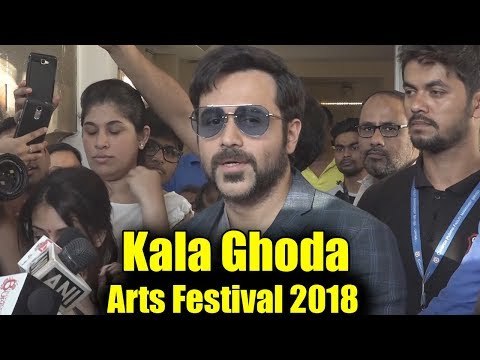 Emraan Hashmi पहुंचे Kala Kala Ghoda Arts Festival 2018 पर