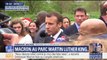Macron au Parc Martin Luther King: 