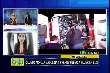 Caso de joven quemada en bus: otras mujeres víctimas de agresión