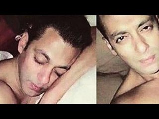 Salman Khan's Night Sleepy Shirtless Selfie