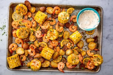 Sheet Pan Shrimp Boil Is The Easiest Summer Dinner