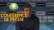 Conférence de presse AJ Auxerre - Stade de Reims (1-4) : Pablo  CORREA (AJA) - David GUION (REIMS) - 2017/2018