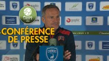 Conférence de presse Chamois Niortais - Gazélec FC Ajaccio (4-1) : Denis RENAUD (CNFC) - Albert CARTIER (GFCA) - 2017/2018