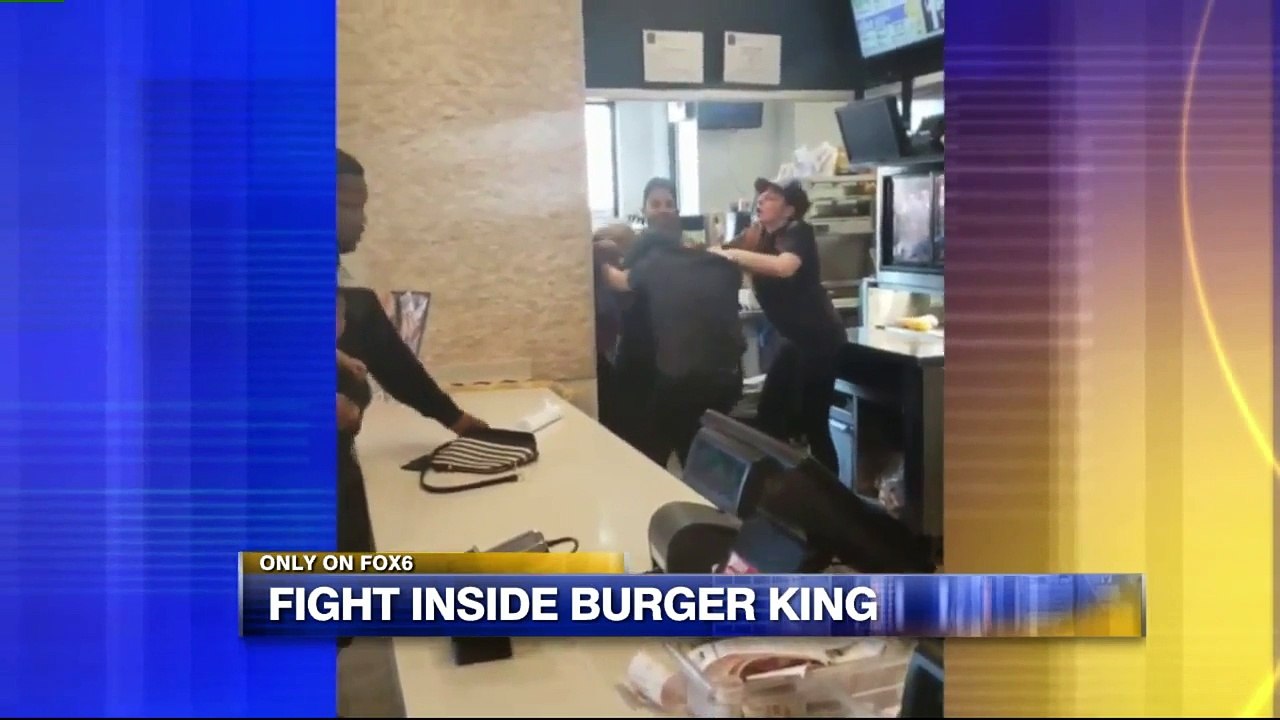 Brawl at Wisconsin Burger King Caught on Camera