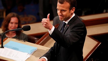 Macron face au Congrès américain : "Il n'y a pas de planète B"