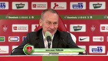 Réaction de Jean-Marc Furlan et Pascal Gastien après Stade Brestois 29 - Clermont Foot 63