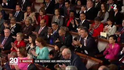 États-Unis : Emmanuel Macron lance un message devant le Congrès américain