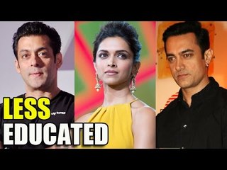 LESS EDUCATED Celebs In Bollywood - Check Out