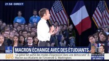 Macron aux étudiants américains: 