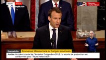 Emmanuel Macron au Congrès américain : 
