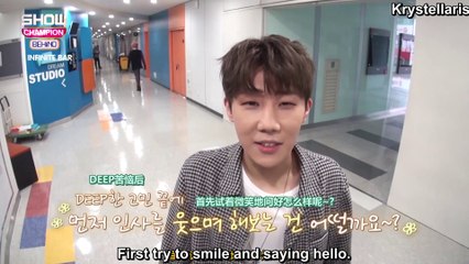 [Eng Sub] 180320 Show Champion Sunggyu Behind the scenes