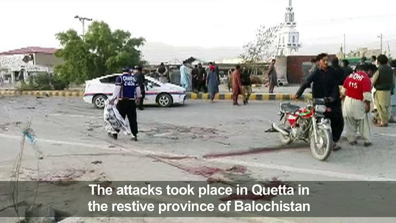At least six police dead in Pakistan triple sui...