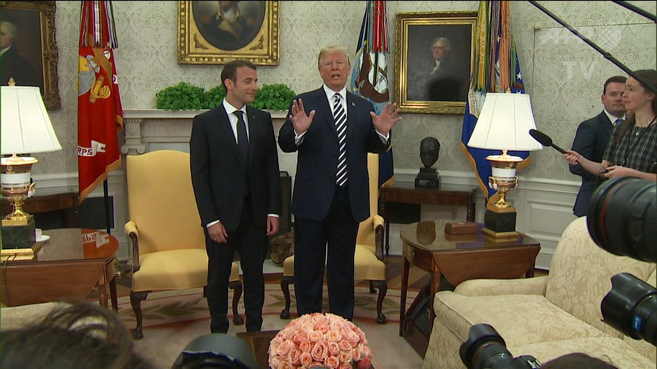 Trump und macron für neues abkommen mit dem iran