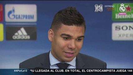 Casemiro: "¿Suerte? He visto mucho trabajo y personalidad"