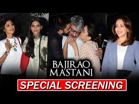 Bajirao Mastani Special Screening | Hrithik Roshan, Deepika Padukone, Ranveer Singh, Sonam Kapoor