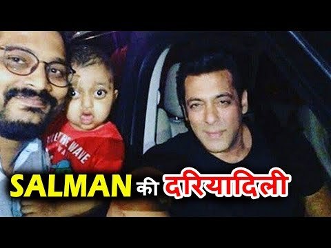 सलमान ने बोहोत प्यारभरा तरीके से खुश किया अपने नहने FAN को अबू धाबी में | रेस 3