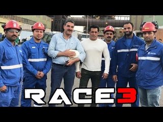 सलमानखान और रेस ३ के क्रू ने शुरू की क्लाइमेक्स सिन की शूटिंग अबू धाबी में