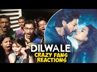 CRAZY FANS Reaction Outside Theatre - Dilwale Movie