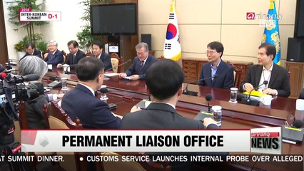 President Moon Jae-in to suggest establishing permanent inter-Korea liaison office