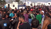 Más de 9.500 refugiados atrapados en frontera Grecia-Macedonia