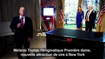 Une statue de cire dfe Melania Trump chez Mme Tussaud's