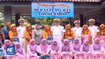 Marineros chinos conviven con huérfanos de Indonesia