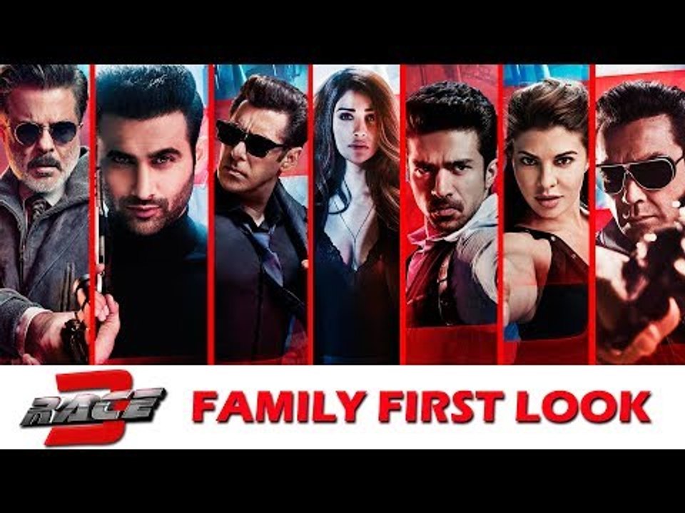 सलमान खान के रेस 3 परिवार की देखिये पहली झलक | जैकलिन, डेज़ी,अनिल, बॉबी