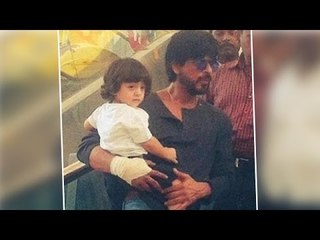 Shahrukh Khan With Son AbRam In Gujarat For Raees Shoot