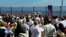 Preside Kerry izamiento de bandera en Embajada de EEUU en Cuba