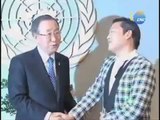 Ban Ki moon se reúne con el intérprete del Gangnam Style
