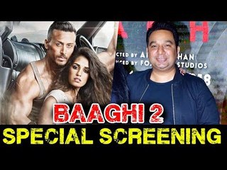 Ahmed Khan Attends Baaghi 2 Special Screening 🎬