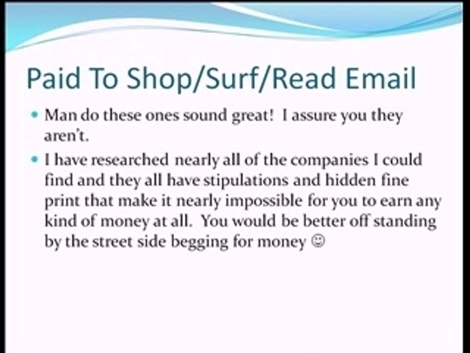 Envelope Stuffing Scams