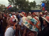Segundo día de protestas exigiendo nuevas elecciones en Camboya