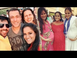 Salman Khan Attends Arpita's Baby Shower Ceremony