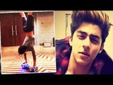 (Video) Shahrukh's Son Aryan Khan Rides IO Hawk UPSIDE DOWN