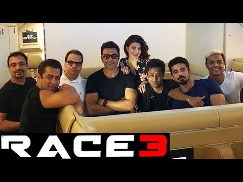 रेस 3 की हुई शूटिंग ख़तम की सबने पार्टी | सलमान खान | बॉबी देओल