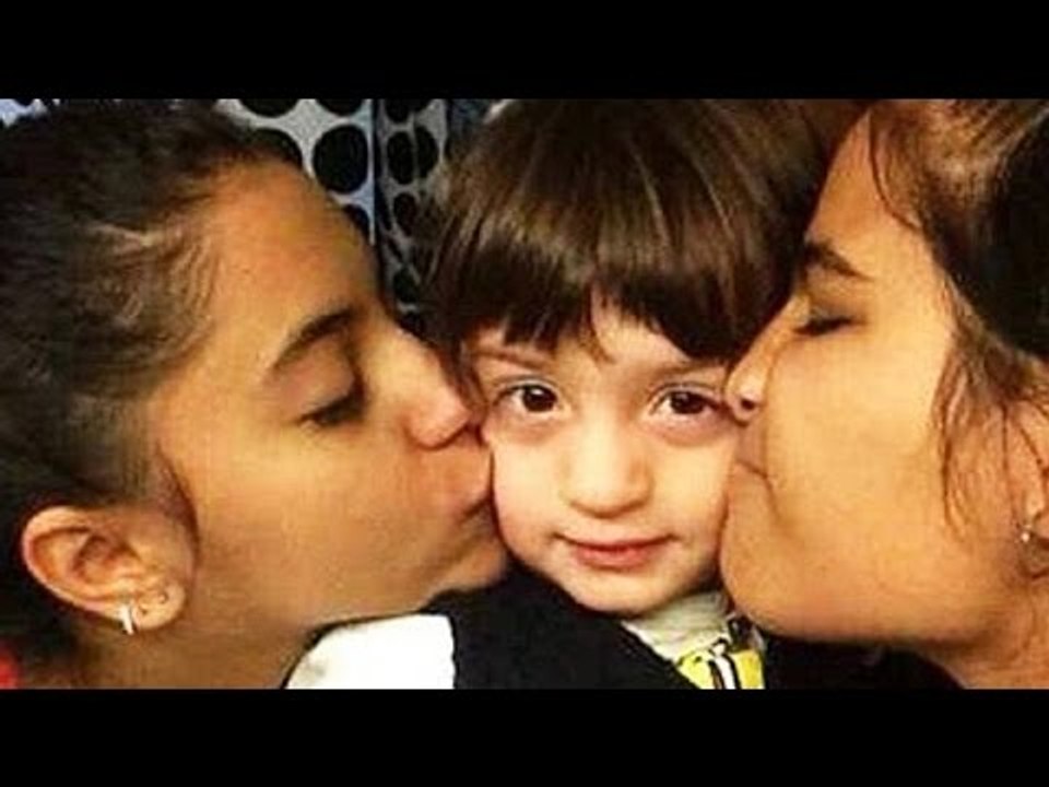 Shahrukh Khans Son Abram Gets Kissed By Hot Girls Video Dailymotion 