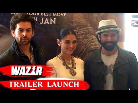 WAZIR Official TRAILER LAUNCH | Amitabh Bachchan, Farhan Akhtar, Aditi Rao Hyadri, Neil Nitin Mukesh