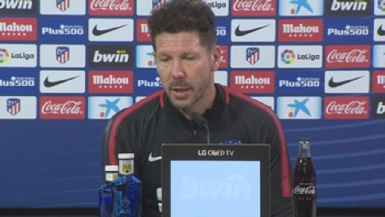 Simeone: "Nuestro ADN es terminar lo más arriba posible"