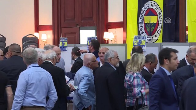 Fenerbahçe Kulübü Yüksek Divan Kurulu toplantısı - Oy verme işlemi başladı - İSTANBUL