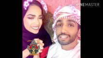 الإعلامي أحمد خميس و مشاعل الشحي بعد عقد قرانهم ( العروس مستانسه يهبلون ) 