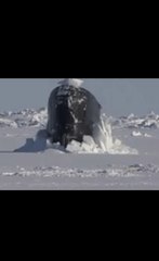Royal Navy Submarine Breaks Through Ice During Arctic Exercise With US Sailors