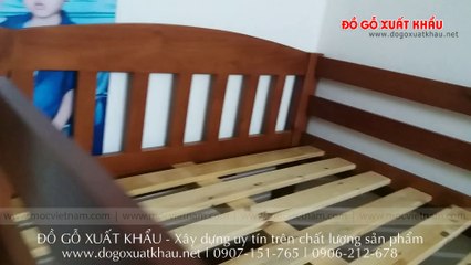 Giường tầng trẻ em giá rẻ tại Vĩnh Long - video clip thực tế tại nhà khách hàng