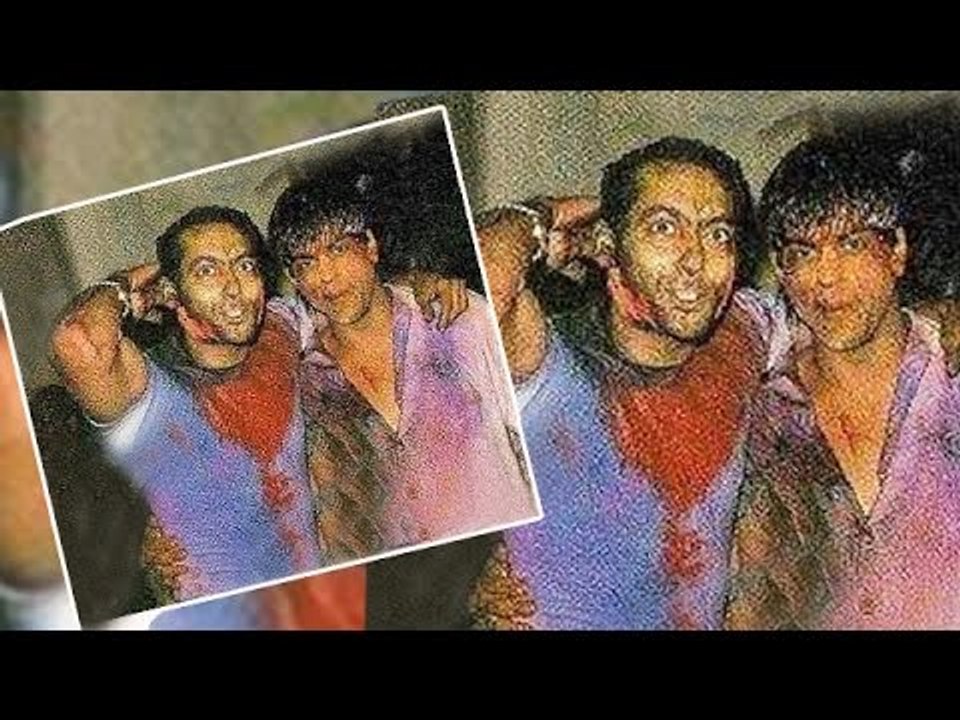 Salman Khan & Shahrukh Khan's HOLI CELEBRATION - Flash Back