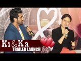 (VIDEO) Ki and Ka Trailer Launch | Kareena Kapoor, Arjun Kapoor