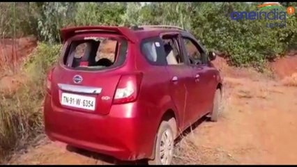 காரில் ரவுடி வெட்டி கொலை