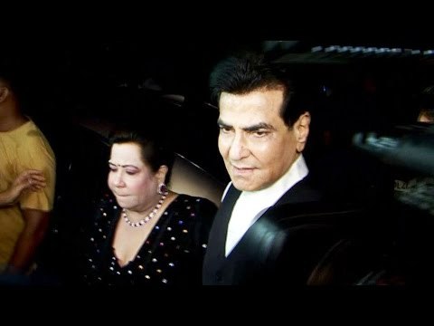 Jitendra With Wife Shobha Kapoor At Divyanka Tripathi & Vivek Dahiya's Reception