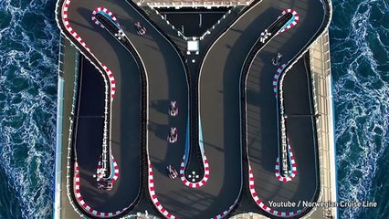 Rennbahn auf See: Dieses Kreuzfahrtschiff zieht alle Register