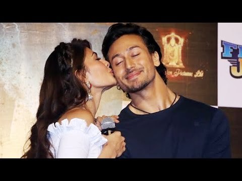 Jacqueline Fernandez KISSES Tiger Shroff @ A Flying Jatt Trailer Launch